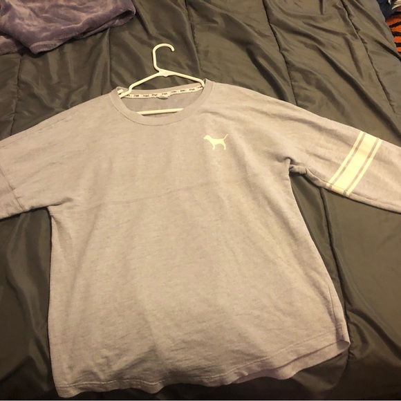 Victoria's Secret PINK Grey Sweatshirt - Picture 3 of 4